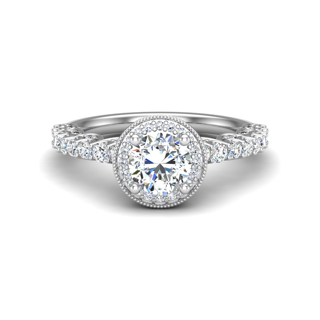 Makayla Halo Engagement Ring